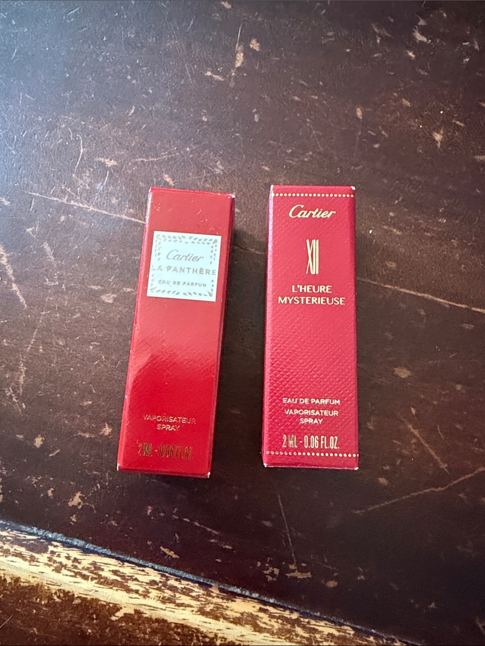 Cartier Red Mini Eau de Parfum Duo - L'Heure Mystérieuse & La Panthère